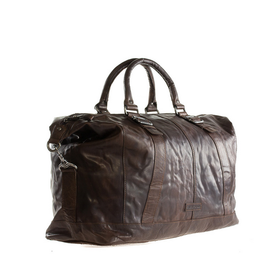 Spikes & Sparrow Cowboy Weekendbag i Skinn Brun