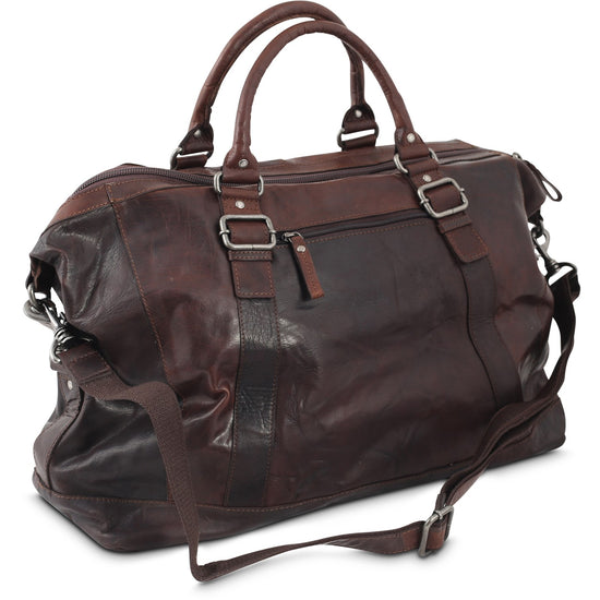Spikes & Sparrow Cowboy Weekendbag i Skinn Brun