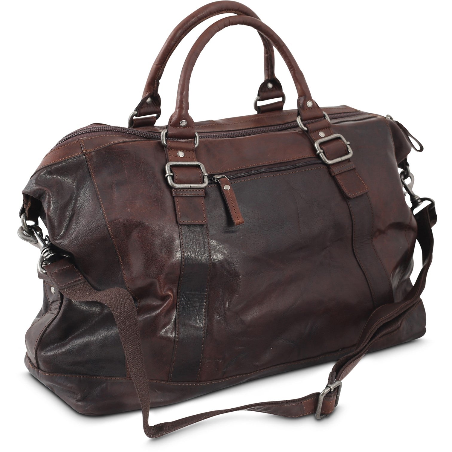 Spikes & Sparrow Cowboy Weekendbag i Skinn Brun