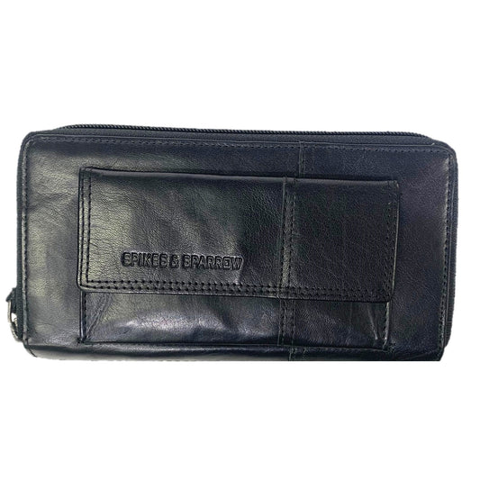Spikes & Sparrow Plånbok i Skinn Stor Svart