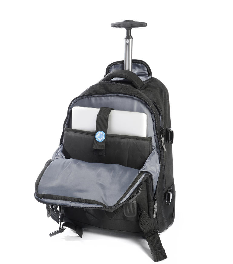 Epic Explorer 54 cm  Ryggsäck 2 hjul Kabinväska svart