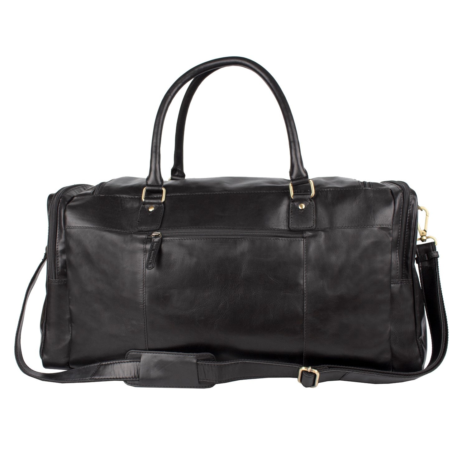 The Monte Weekendbag i Skinn Svart