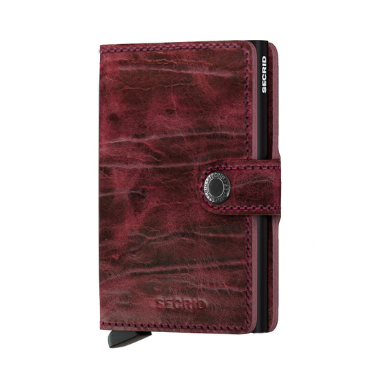 Secrid Miniwallet Dutch Martin Bordeaux Skinnplånbok