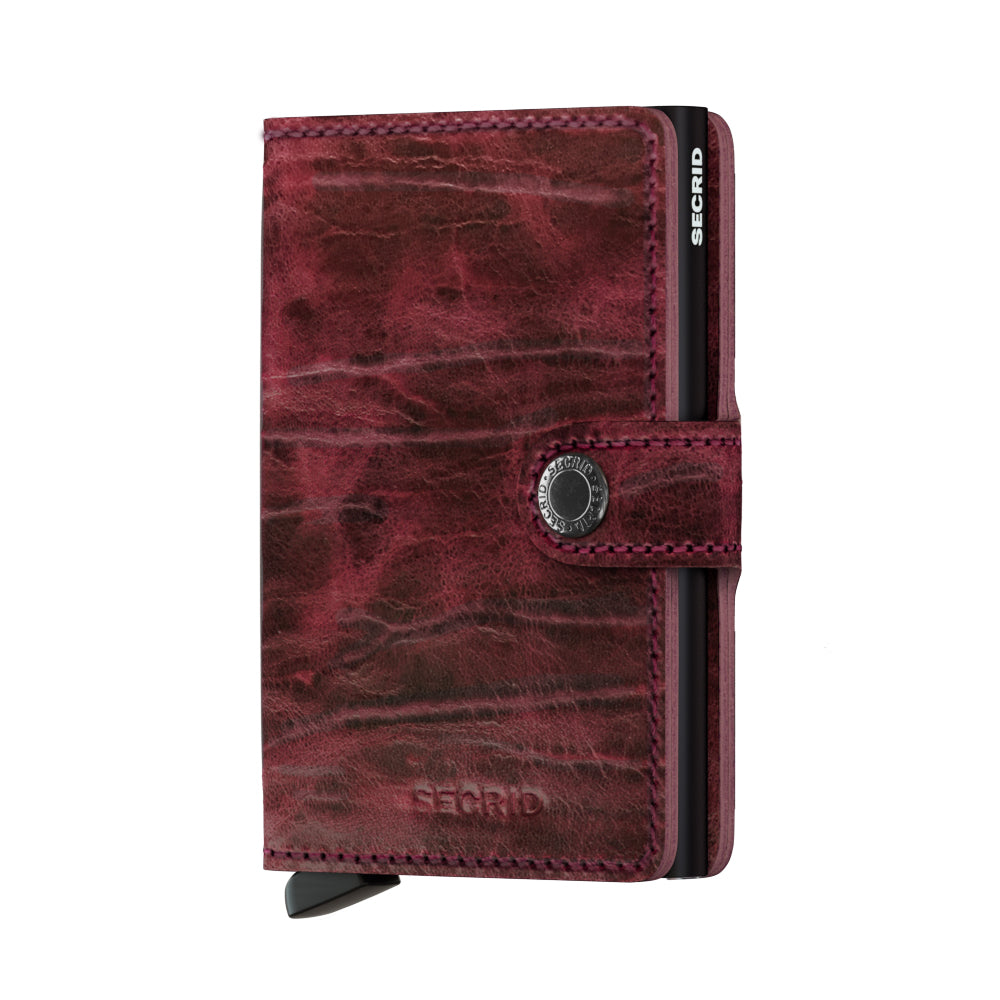 Secrid Miniwallet Dutch Martin Bordeaux Skinnplånbok