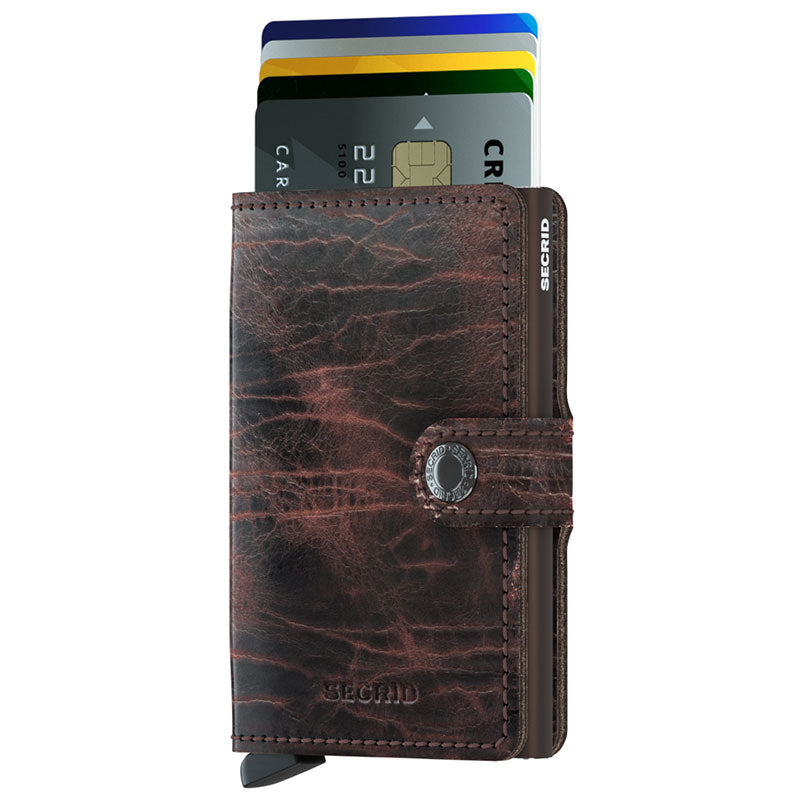 Secrid Miniwallet Skinnplånbok Dutch Martin Cacao Brown 