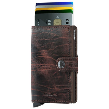 Secrid Miniwallet Skinnplånbok Dutch Martin Cacao Brown 