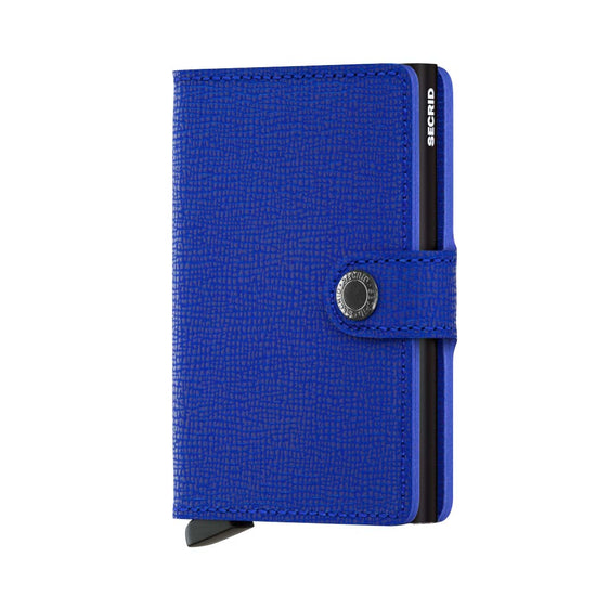 Secrid Miniwallet Crisple Blue Black Skinnplånbok
