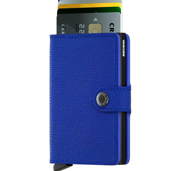 Secrid Miniwallet Crisple Blue Black Skinnplånbok
