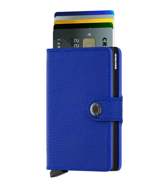 Secrid Miniwallet Crisple Blue Black Skinnplånbok