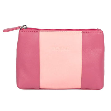 The Monte 2Color Necessär i Skinn Liten Rosa