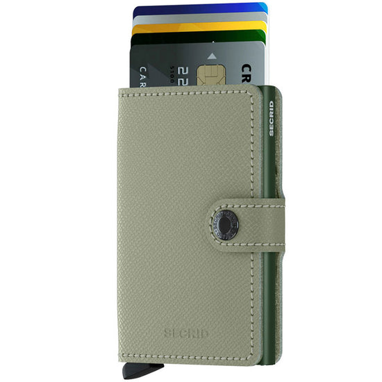 Secrid Miniwallet Crisple Pistachio Floral Skinnplånbok