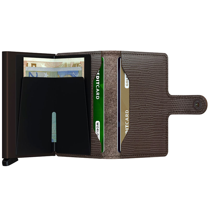 Secrid Miniwallet Rango Brown Brown Skinnplånbok