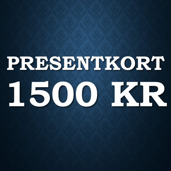Presentkort 1500kr