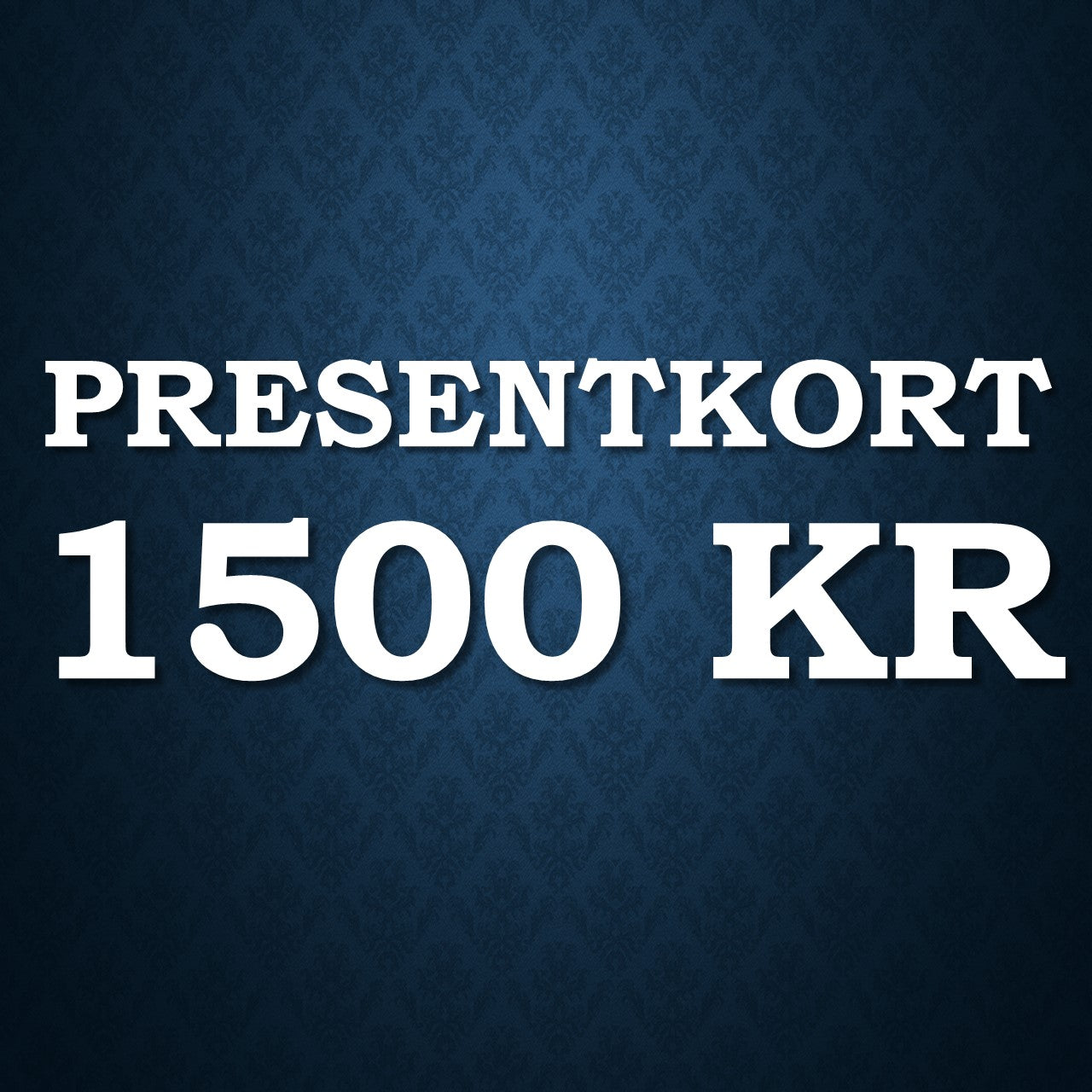 Presentkort 1500kr