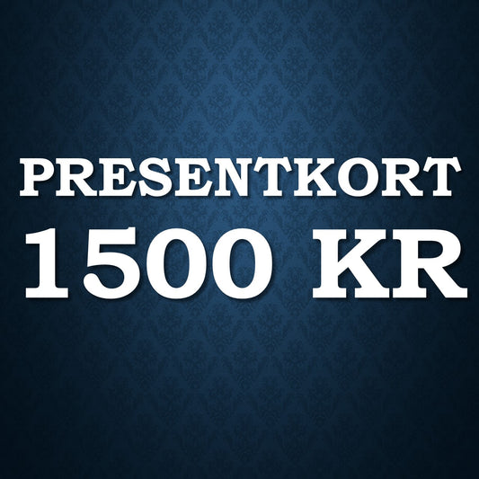Presentkort 1500kr