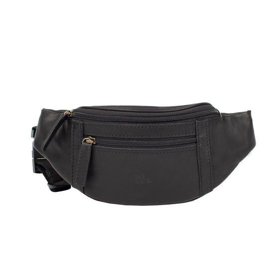 The Monte Vintage Bum bag i Skinn Svart