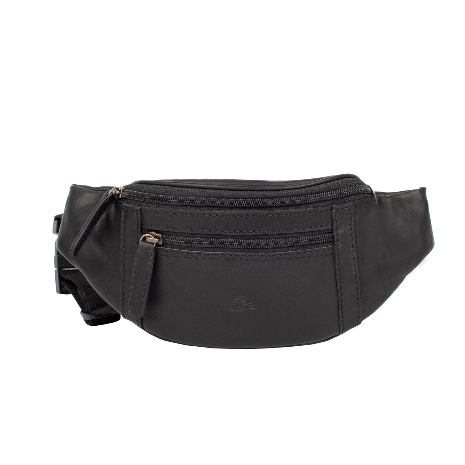 The Monte Vintage Bum bag i Skinn Svart