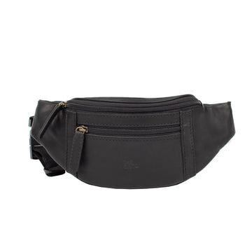 The Monte Vintage Bum bag i Skinn Svart