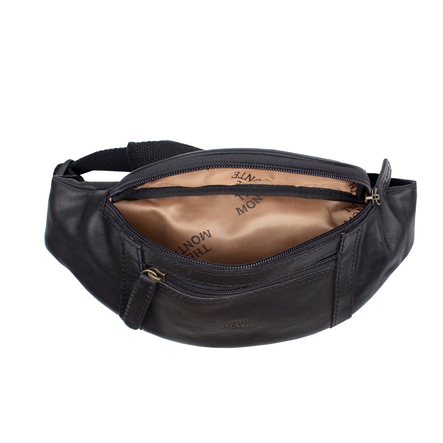 The Monte Vintage Bum bag i Skinn Svart