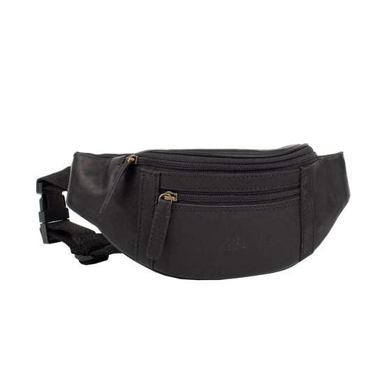 The Monte Vintage Bum bag i Skinn Svart