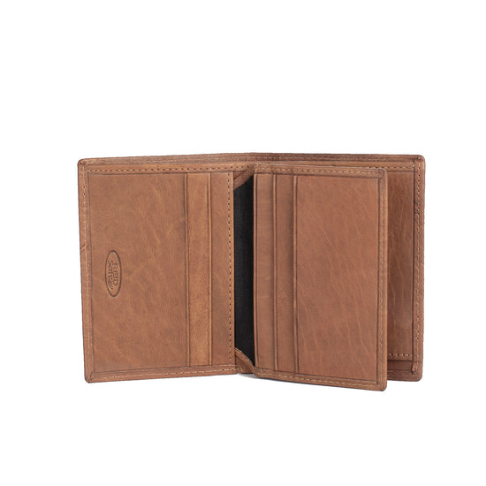 The Monte Vintage Plånbok i Skinn Liten - Rfid Säker Cognac