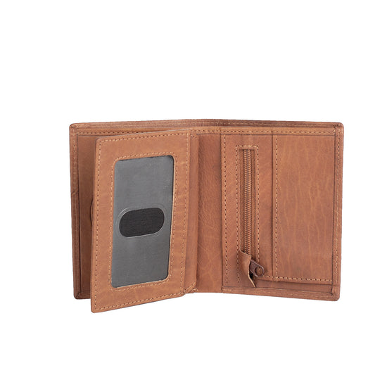 The Monte Vintage Plånbok i Skinn Liten - Rfid Säker Cognac