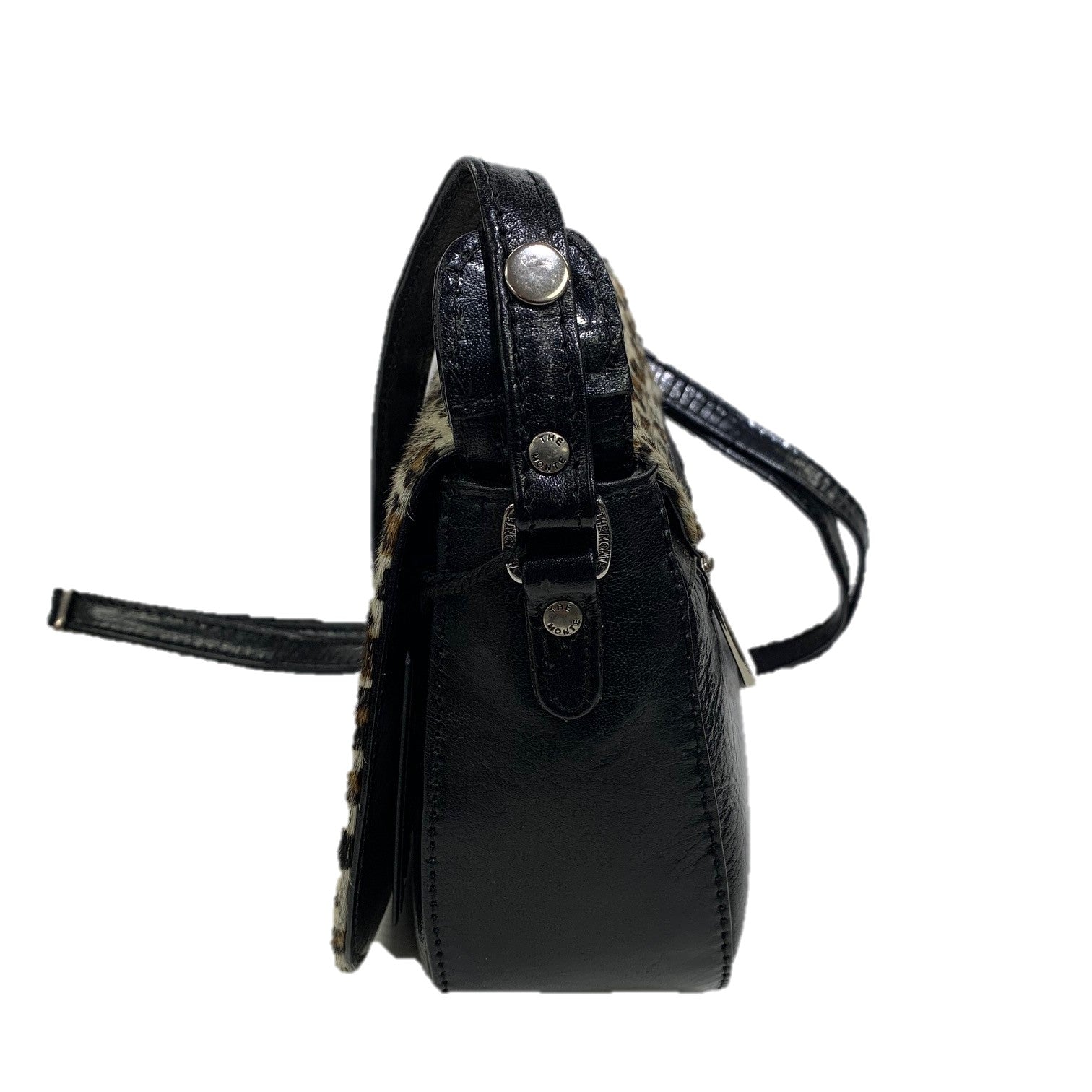 The Monte Safari Axelremsväska i Skinn Svart