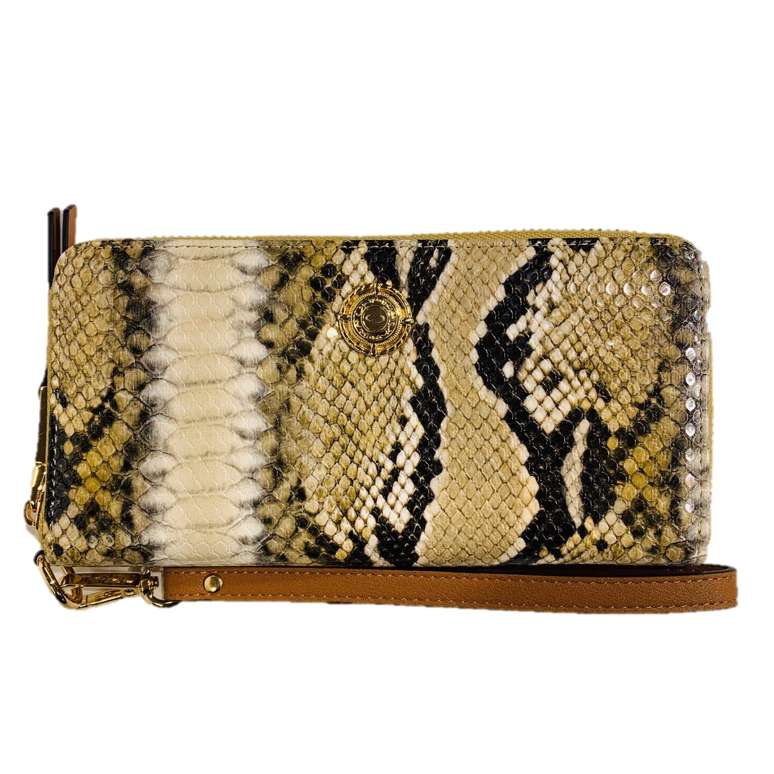 Ulrika Design Snake Plånbok Stor Brun