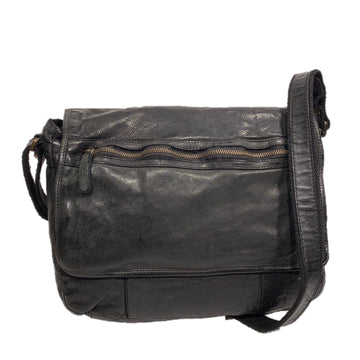 The Monte Ragnar Klaffväska i Skinn Svart