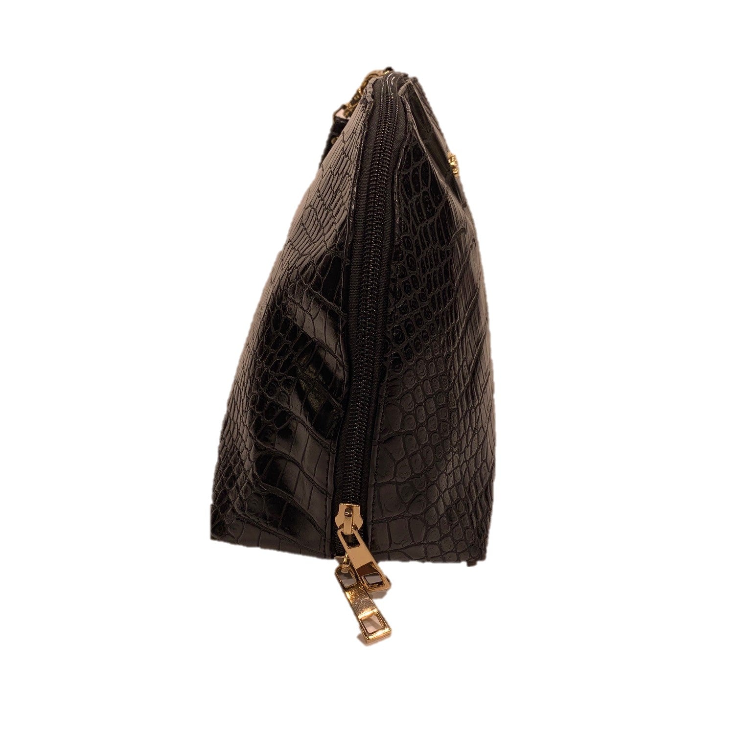 Puccini Croco Necessär Stor Cognac