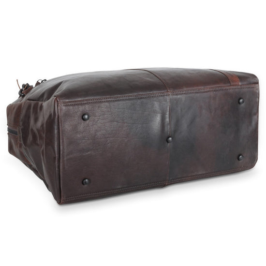 Spikes & Sparrow Weekendbag i Skinn Stor Brandy