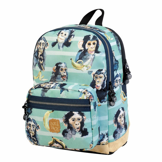 Pick & Pack Ryggsäck Chimpanzee  Turkos 15L