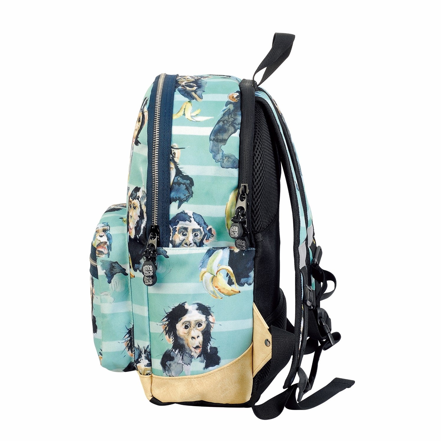 Pick & Pack Ryggsäck Chimpanzee  Turkos 15L