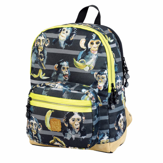 Pick & Pack Ryggsäck Chimpanzee  Svart 15L
