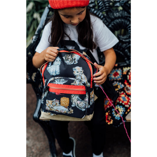 Pick & Pack Ryggsäck Katt Svart 7L