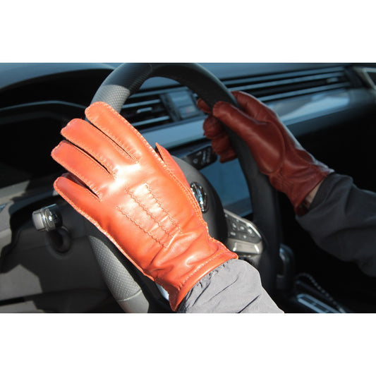 HK Mario Herrhandske Lammskinn Cognac