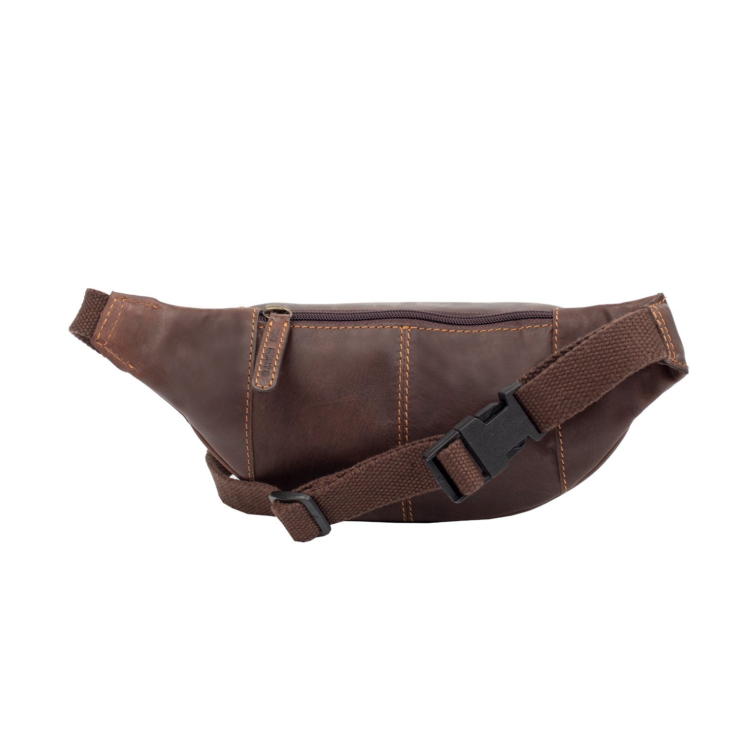 The Monte Vintage Bum bag i Skinn Brun