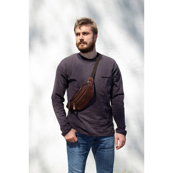 The Monte Vintage Bum bag i Skinn Bridge