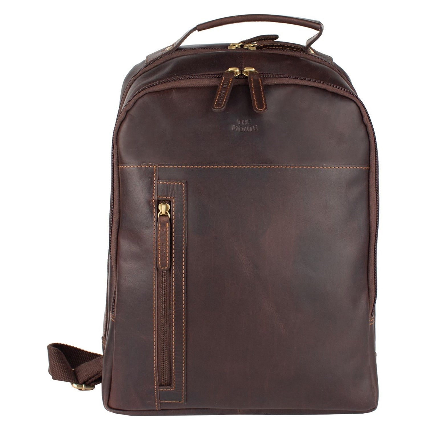 The Monte Datorryggsäck i Skinn Brun