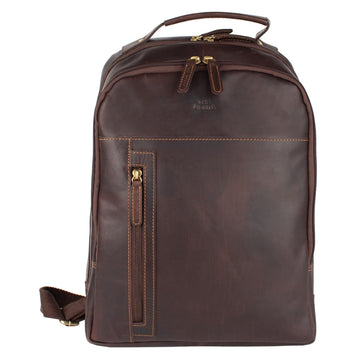 The Monte Datorryggsäck i Skinn Brun