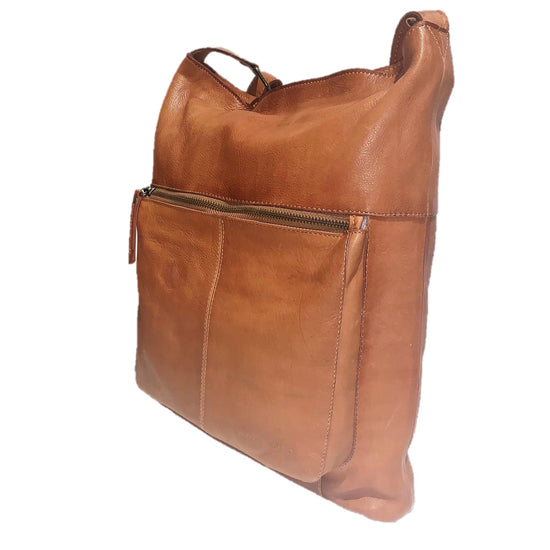 House Of Sajaco Axelremsväska Stor i Skinn Brun