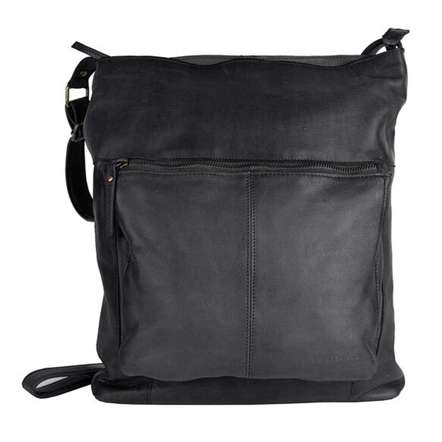 House Of Sajaco Axelremsväska Stor i Skinn Svart