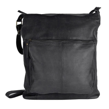 House Of Sajaco Axelremsväska Stor i Skinn Svart