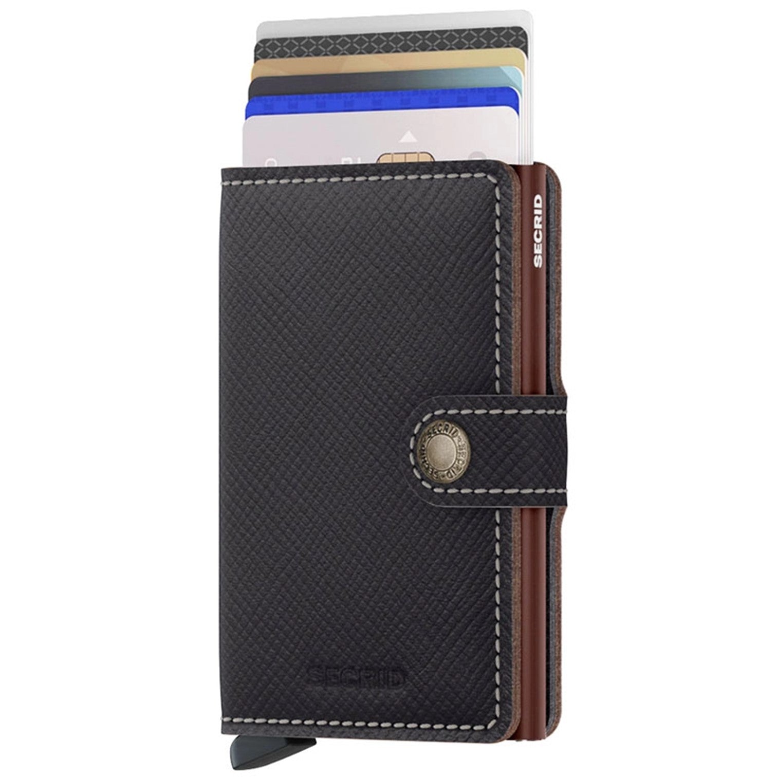 Secrid Miniwallet Skinnplånbok Saffiano Brown