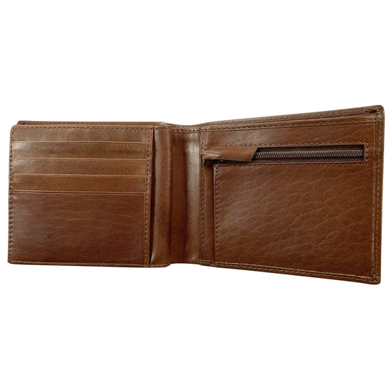 Bozzini Dollar Plånbok i Skinn Brun