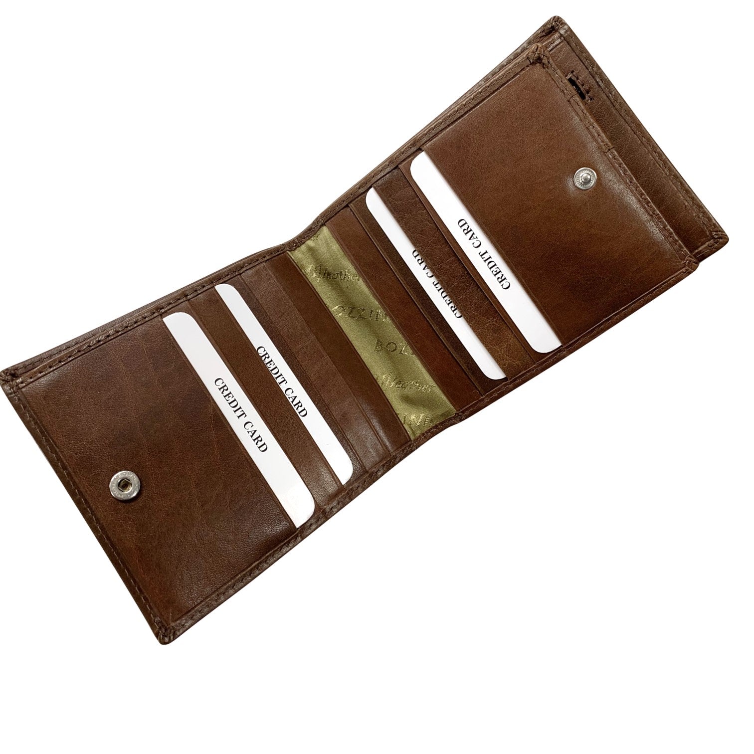 Bozzini Dollar Plånbok i Skinn Brun