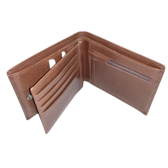 Bozzini Dollar Plånbok i Skinn Brun
