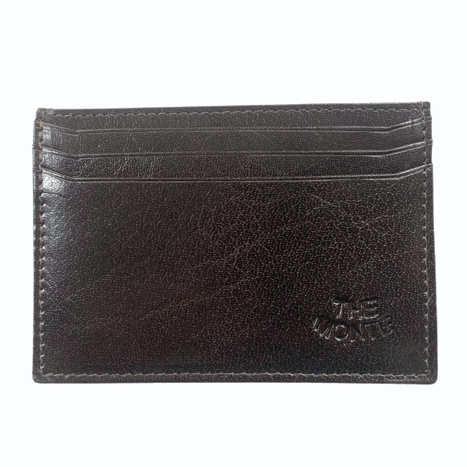 The Monte Slim Kortficka i Skinn Svart