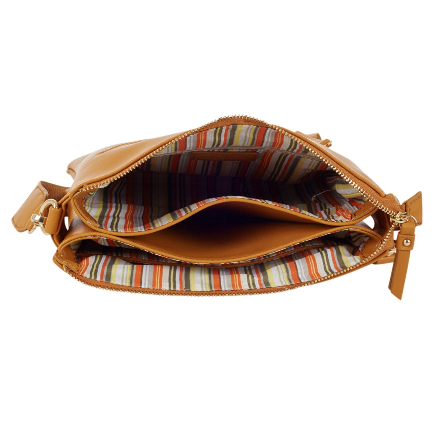 Ulrika Raw Axelremsväska Brun