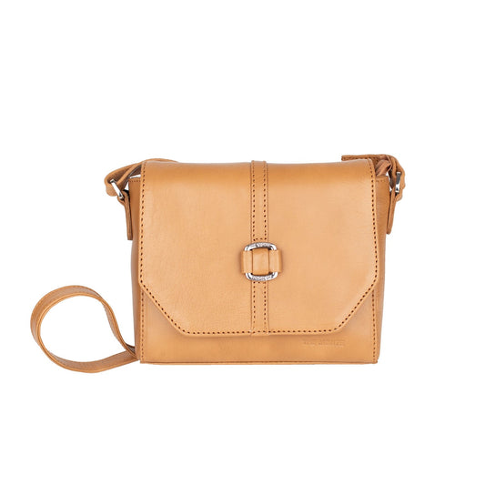 The Monte Axelremsväska Liten i Skinn Camel